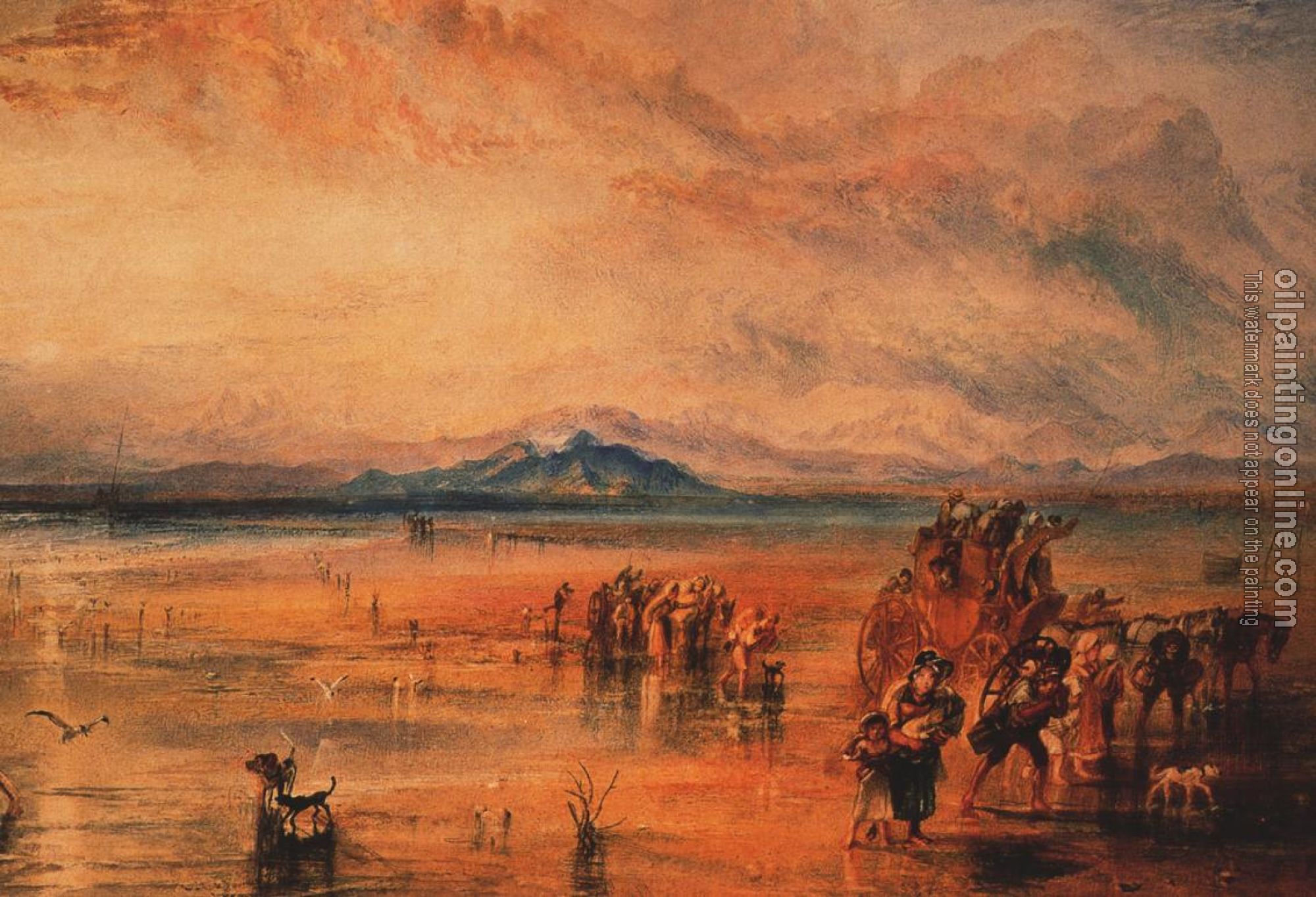 Turner, Joseph Mallord William - Lancaster Sands